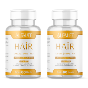 Alfalife Hair Suplemento Para Cabelos, Unhas e Pele Kit com 2 Unidades